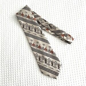 Vintage 70s Regency Wide Neck Tie Montgomery Ward Classic Preppy Heritage